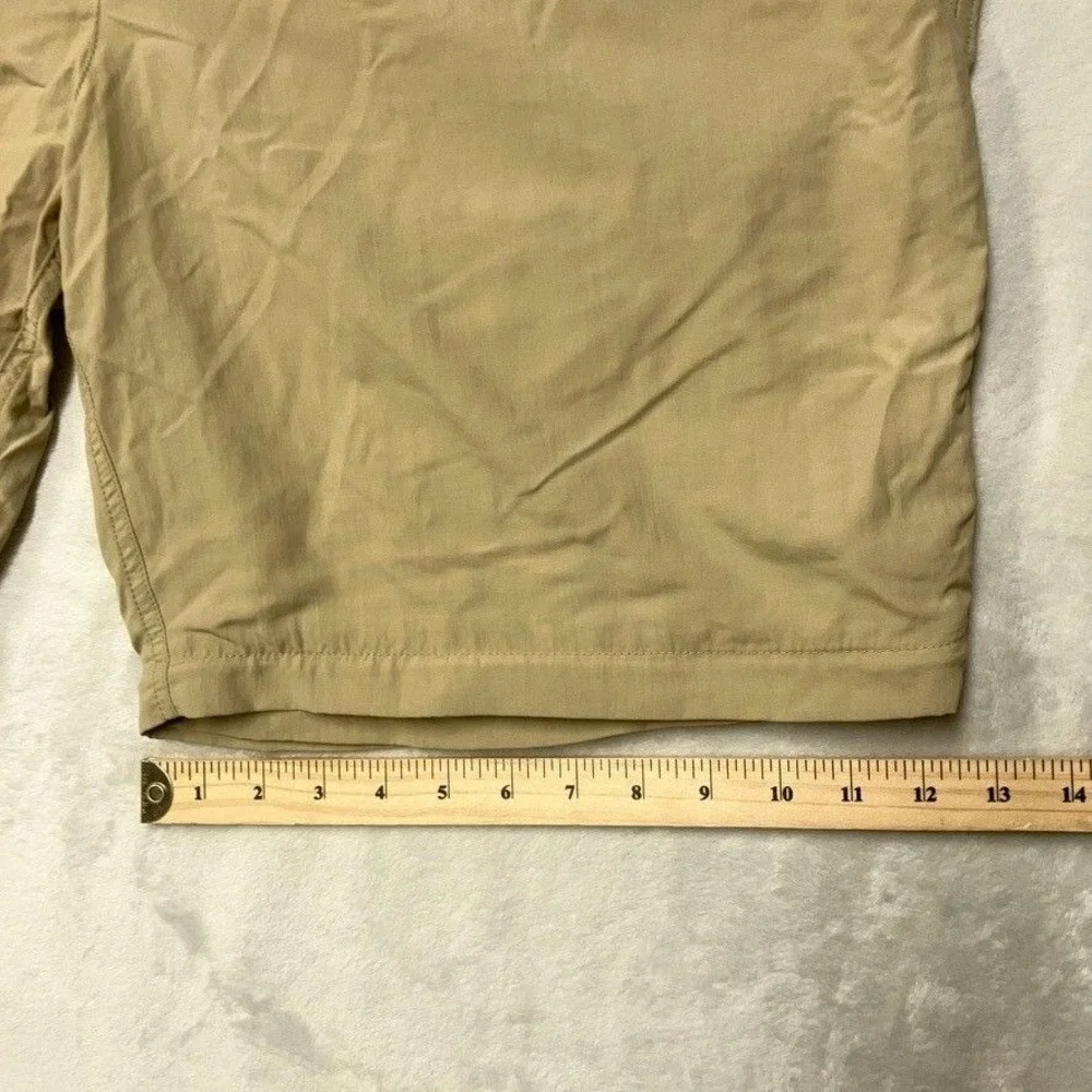 SCOTTeVEST Shorts Mens 40 Beige Tan TEC 8 Pockets Nylon Outdoor Hiking Tactical